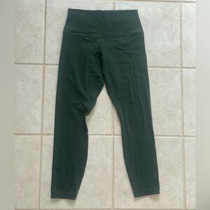lululemon Align HR Tight 25” in Legacy Green, size 8